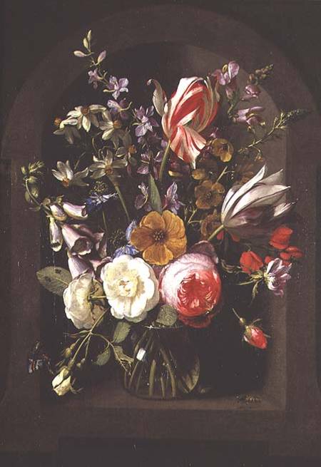 Roses, Tulips and other Flowers from Johannes Antonius van der Baren