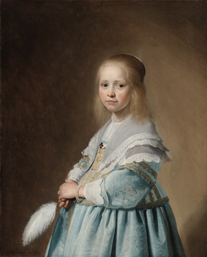 Mädchen in Blau from Johannes Verspronck