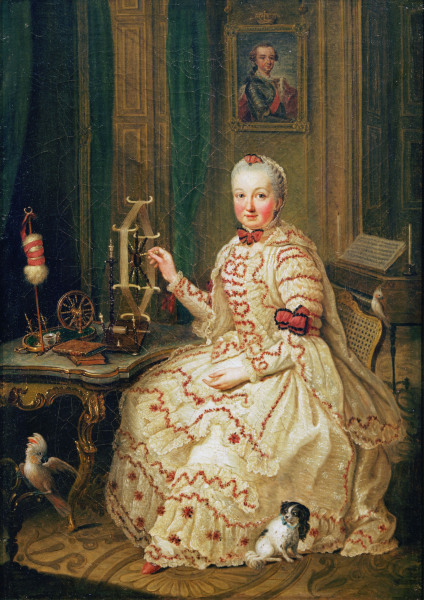 Maria Elisabeth Auguste von der Pfalz from Johann Georg Ziesenis