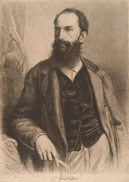 Kaspar von Zumbusch (geadelt 1873). Bildhauer; Herzebrock (Westfalen) from Johann Leonhard Raab