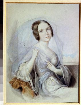 Portrait of the singer Henriette Gertrude Sontag (1806-1854)