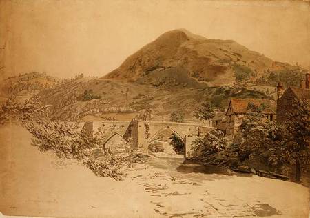 Bridge at Llangollen from John Alexander Gresse