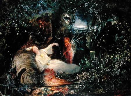 The Captive Dreamer from John Anster Fitzgerald