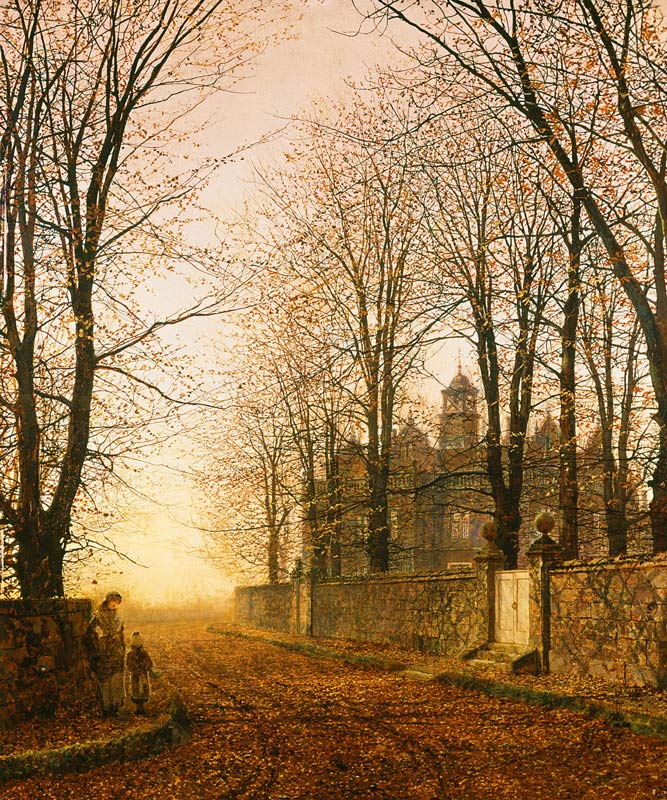 In the Golden Olden Time from John Atkinson Grimshaw