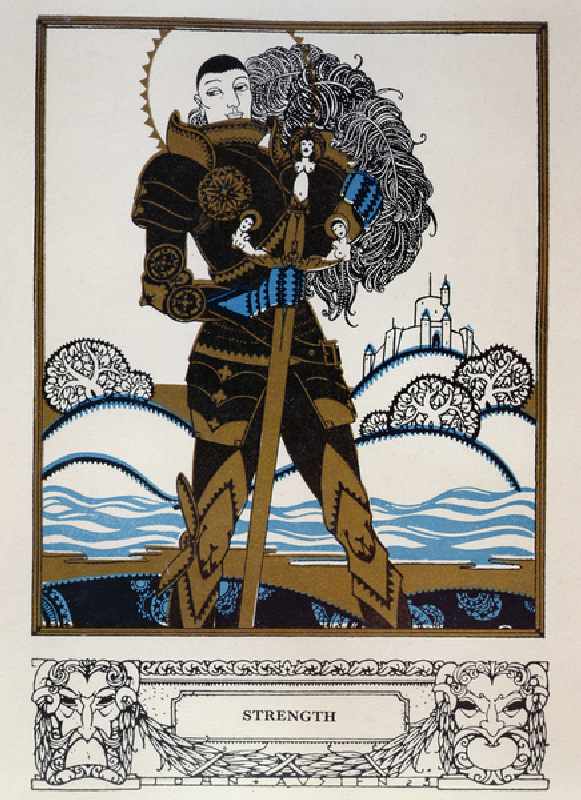 Strength from Everyman, published by Chapman & Hall, 1925 (colour litho) from John Austen