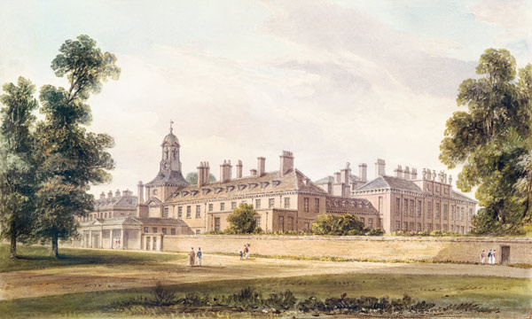 The South-West view of Kensington Palace from John Buckler