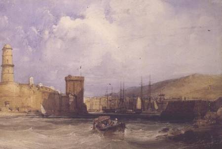 The Entrance to Marseilles Harbour from John Callow