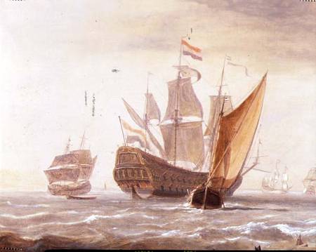 Dutch Men-o'-War from John Christian Schetky
