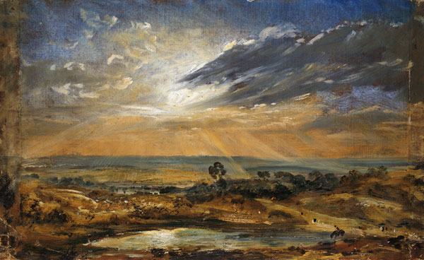 Branch Hill Pond, Hampstead from John Constable