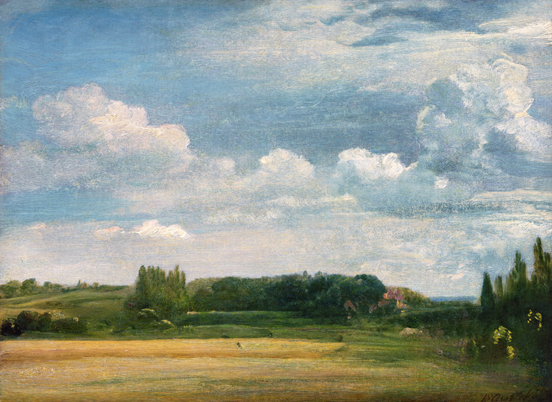 View towards the Rectory, East Bergholt from John Constable