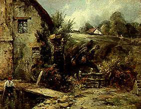 Old water-mill from John Constable