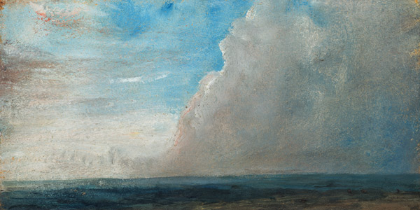 Sky Study (oil on canvas) from John Constable