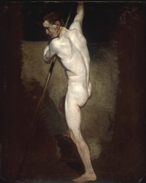 J.Constable, Male Nude, c.1808. from John Constable