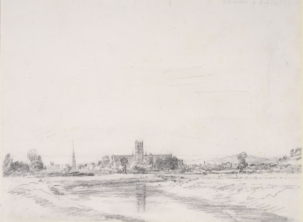 J.Constable, Worcester Cathedral, 1835. from John Constable