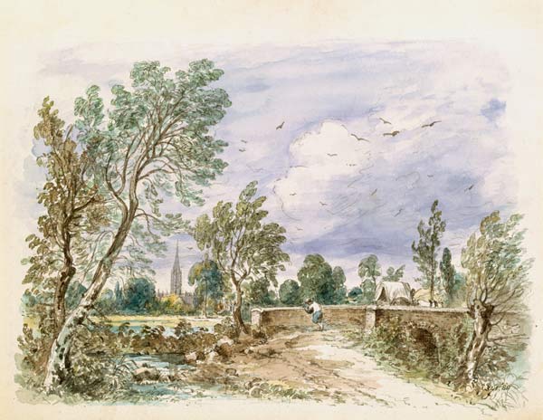 Milford Bridge from John Constable