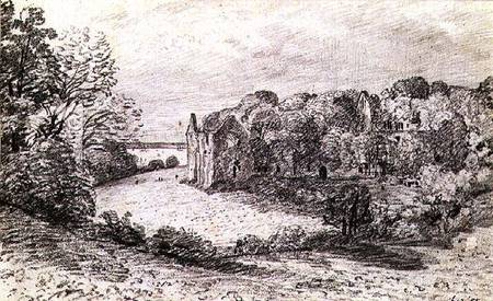 Netley Abbey from John Constable