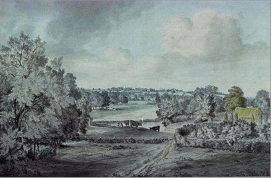 The Valley of the Stour, with Langham church in the distance from John Constable