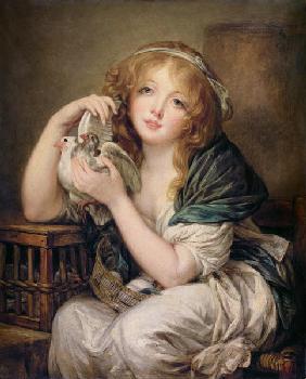 Girl with the Doves 