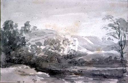 A View in Derbyshire from John Constable