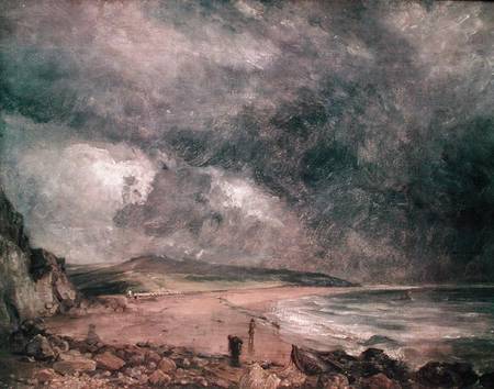 Weymouth Bay with Approaching Storm from John Constable