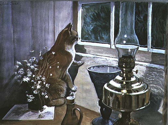 Still life with cat from John  Cooke