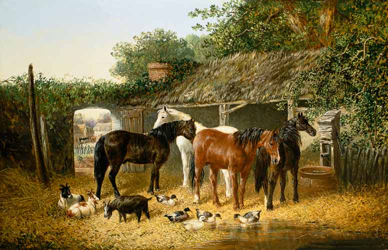 Farmyard Companions from John Frederick Herring d.J.