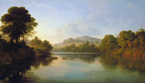 Great Barr, Staffordshire (oil on canvas) from John Glover