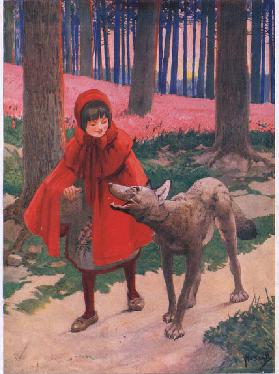 Little Red Riding Hood (litho)