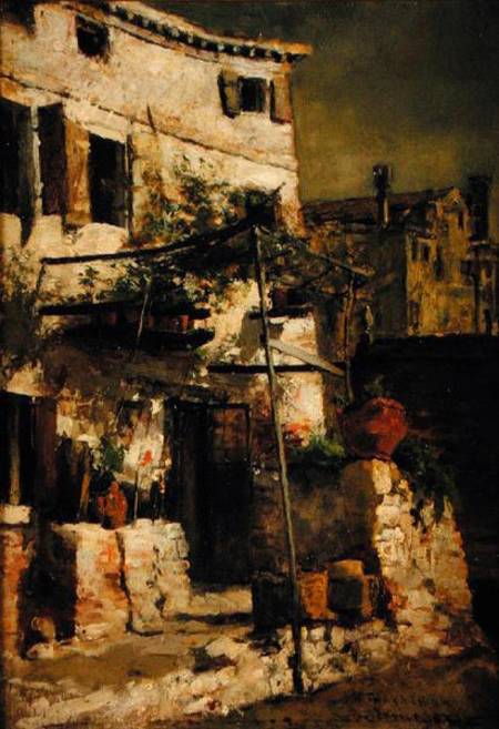 A Venetian Scene from John Henry Twachtman