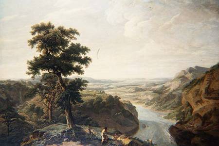 The River Severn, looking towards the sea from John James Chalon