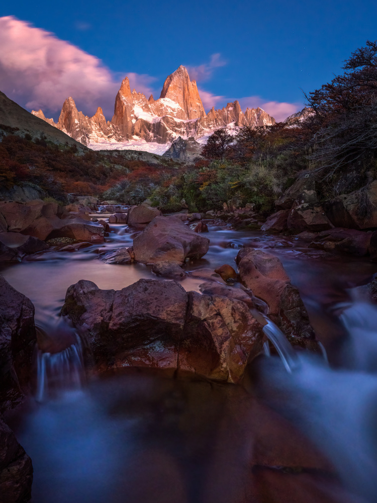 Fitz Roy and her Creek from John J. Chen