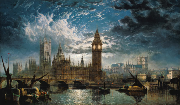 A View of Westminster Abbey and the Houses of Parliament from John MacVicar Anderson