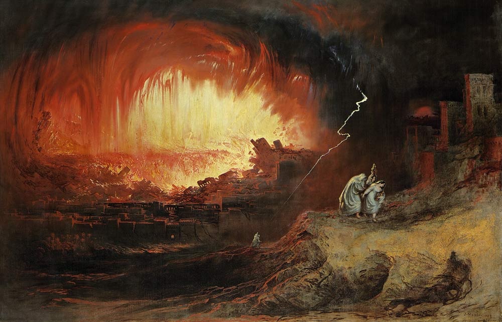Die Zerstörung von Sodom und Gomorra from John Martin