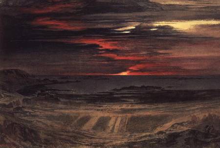Sunset over a Rocky Bay from John Martin