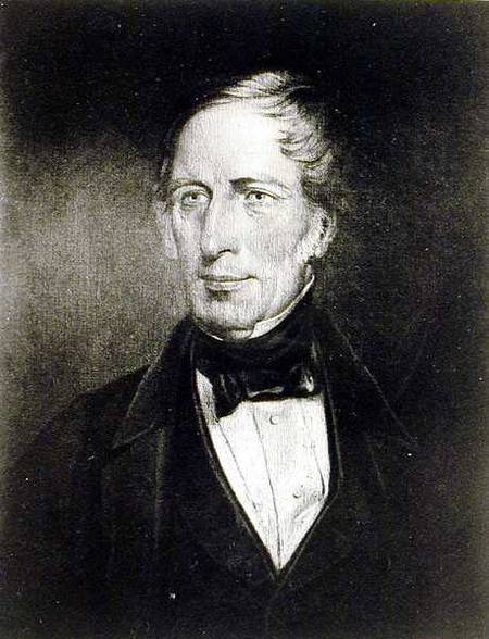 Portrait of Charles Sturt (1795-1869) at the age of 54 from John Michael Crossland