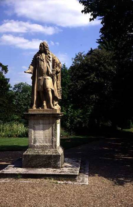 Statue of Sir Hans Sloane (1660-1753) from John Michael Rysbrack