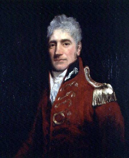 Possibly a portrait of Major General Lachlan Macquarie (1761-1824), Governor of New South Wales 1809 from John Opie
