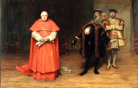 The Disgrace of Cardinal Wolsey (1475-1530) from John Pettie