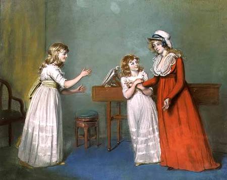Mrs. Henderson, Mrs. Kendall and Mrs. Thompson, Daughters of Thomas Rowsby, Crome Hall, Malton, York from John Raphael Smith
