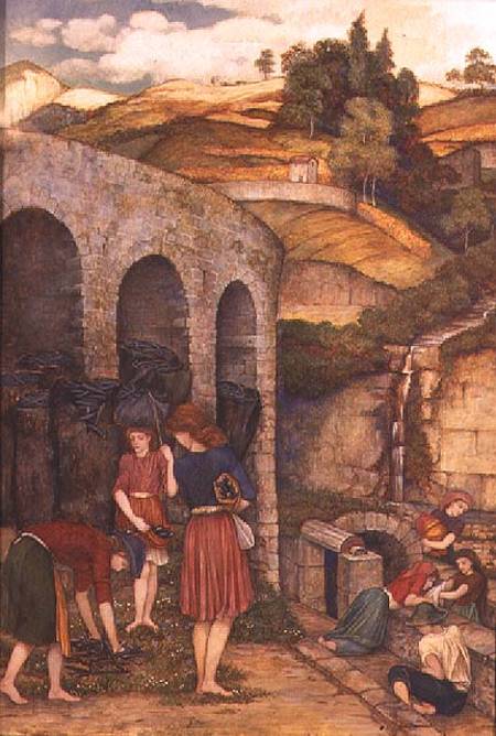 The Charcoal Thieves (tempera) from John Roddam Spencer Stanhope