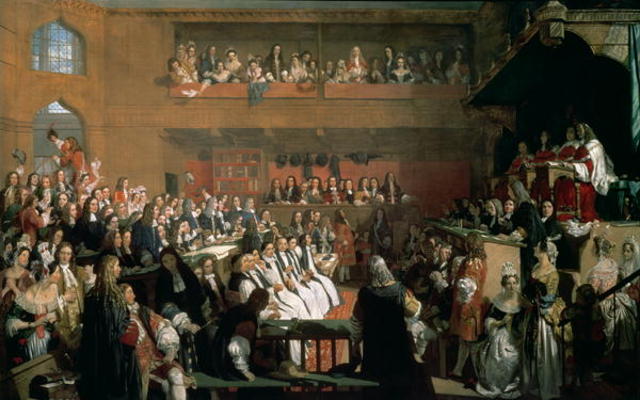 The Trial of the Seven Bishops in the House of Commons during the Reign of James II from John Rogers Herbert