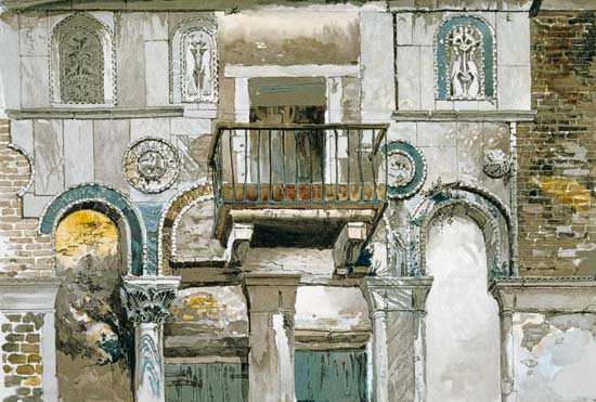 Fondaco dei Turchi, Venice from John Ruskin