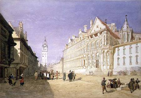 The Hotel de Ville, Ghent from John Sell Cotman