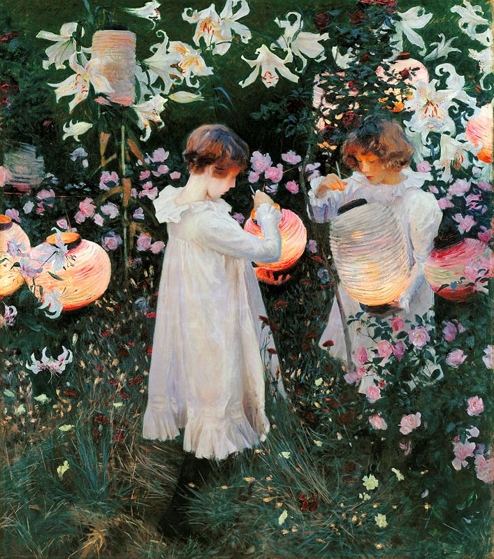 Carnation, Lily, Lily, Rose from John Singer Sargent