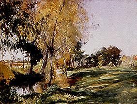 Automn Bach shore from John Singer Sargent