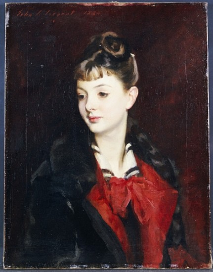 Portrait of Mademoiselle Suzanne Poirson from John Singer Sargent