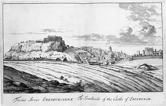 The Southside of the Castle of Edinburgh, from ''Theatrum Scotiae'' John Slezer from John Slezer