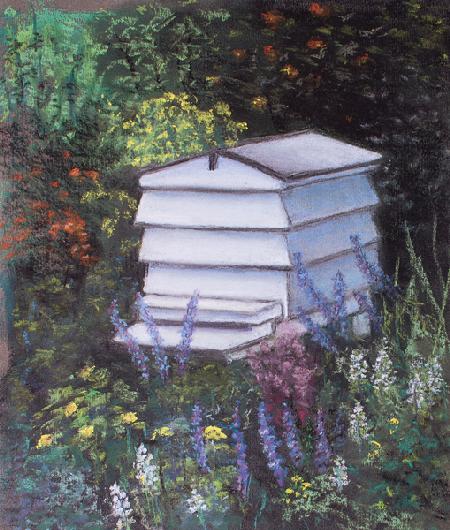 Beehive in the Garden