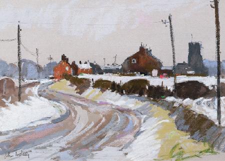 Winter Landscape (pastel) 