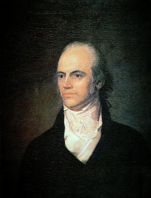 Aaron Burr (1756-1836) Vice President of the USA, c.1802 (oil on canvas) from John Vanderlyn